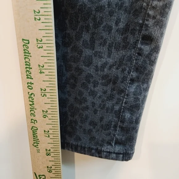 Adriano Goldschmied Animal Print Jegging Jeans The Legging Ankle Leopard sz 29 - Picture 11 of 12
